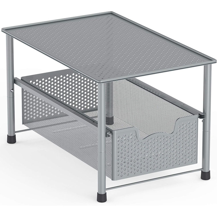 Duhome Metal Stackable Under Sink Organizer Wayfair Canada